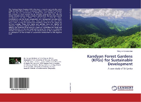 Kandyan Forest Gardens (KFGs) for Sustainable Development: A case study of Sri Lanka