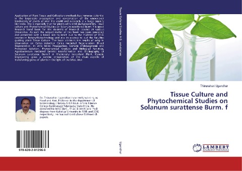 Tissue Culture and Phytochemical Studies on Solanum surattense Burm. f