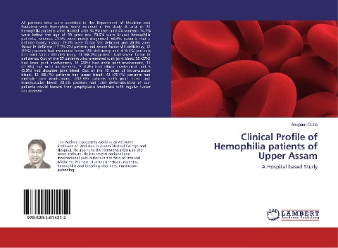 Clinical Profile of Hemophilia patients of Upper Assam: A Hospital based Study