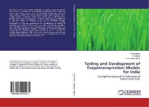 Testing and Development of Evapotranspiration Models for India: A Simplified Approach for Estimation of Evapotranspiration