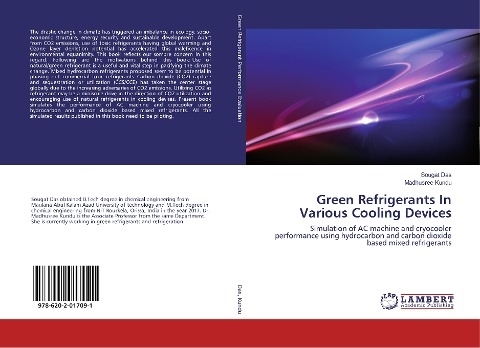Green Refrigerants In Various Cooling Devices: Simulation of AC machine and cryocooler performance using hydrocarbon and carbon dioxide based mixed refrigerants