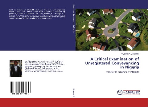 A Critical Examination of Unregistered Conveyancing in Nigeria: Transfer of Proprietary Interests