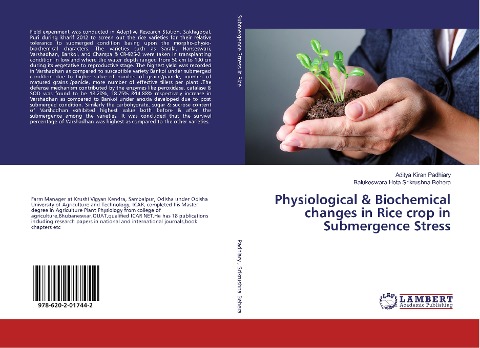 Physiological & Biochemical changes in Rice crop in Submergence Stress