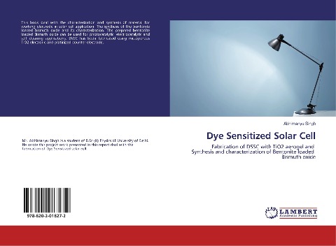Dye Sensitized Solar Cell: Fabrication of DSSC with TiO2 aerogel and Synthesis and characterization of Bentonite loaded Bismuth oxide
