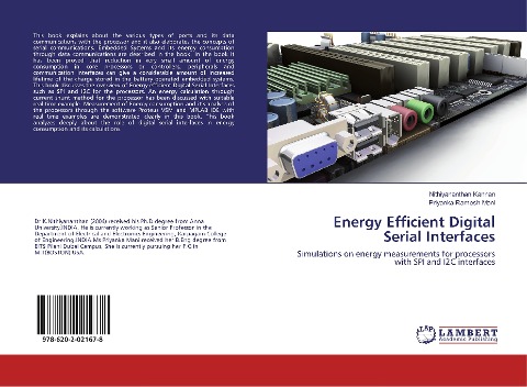 Energy Efficient Digital Serial Interfaces: Simulations on energy measurements for processors with SPI and I2C interfaces