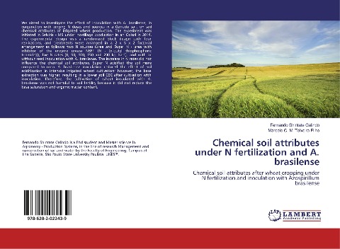 Chemical soil attributes under N fertilization and A. brasilense: Chemical soil attributes after wheat cropping under N fertilization and inoculation with Azospirillum brasilense