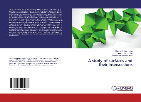 A study of surfaces and their intersections