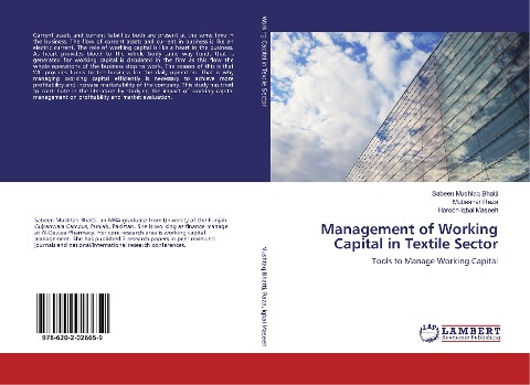 Management of Working Capital in Textile Sector: Tools to Manage Working Capital
