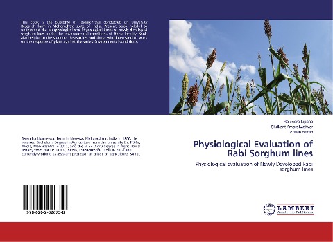 Physiological Evaluation: Newly Developed Rabi sorghum lines