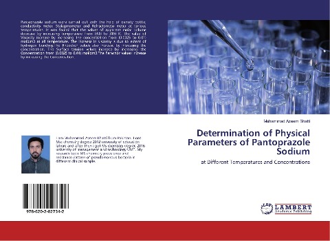 Determination of Physical Parameters of Pantoprazole Sodium: at Different Temperatures and Concentrations