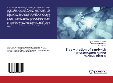 Free vibration of sandwich nanostructures under various effects