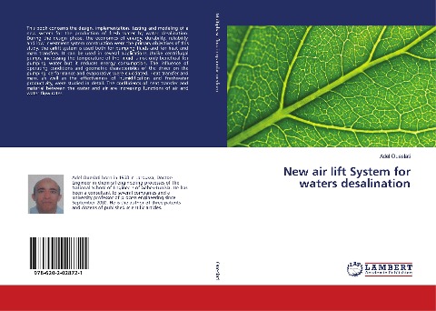New air lift System for waters desalination