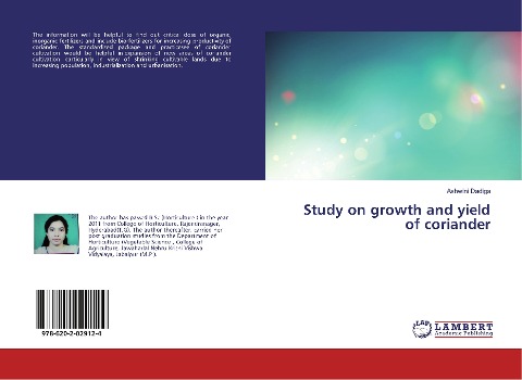 Study on growth and yield of coriander