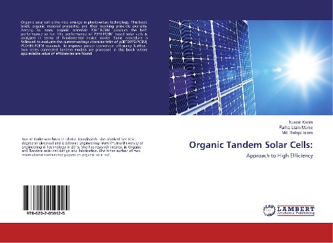 Organic Tandem Solar Cells:: Approach to High Efficiency