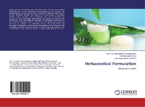 Herbaceutical Formulation: Sunscreen Cream