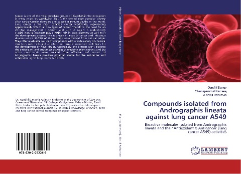Compounds isolated from Andrographis lineata against lung cancer A549: Bioactive molecules isolated from Andrographis lineata and their Antioxidant & Anticancer (lung cancer A549) activities