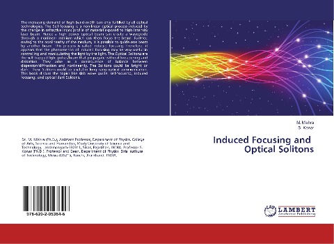 Induced Focusing and Optical Solitons
