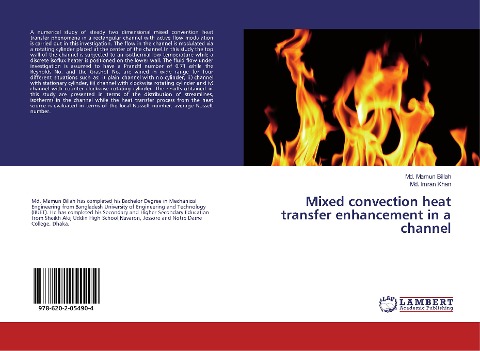 Mixed convection heat transfer enhancement in a channel