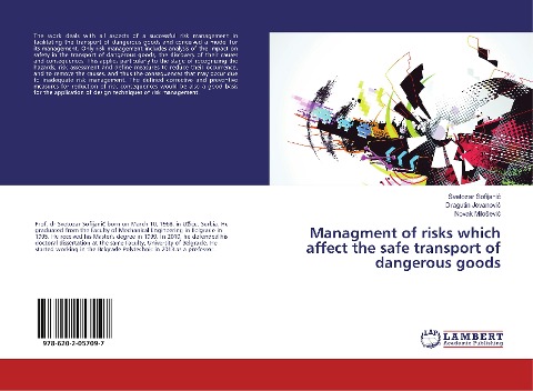 Managment of risks which affect the safe transport of dangerous goods