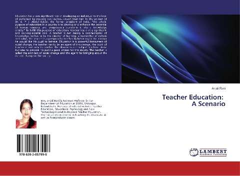 Teacher Education: A Scenario