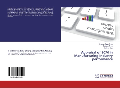 Appraisal of SCM in Manufacturing Industry performance