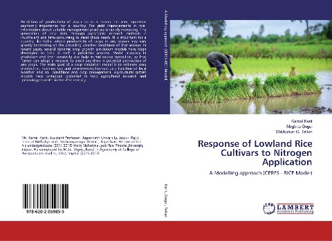 Response of Lowland Rice Cultivars to Nitrogen Application: A Modelling approach (CERES - RICE Model)