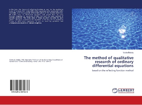 The method of qualitative research of ordinary differential equations: based on the reflecting function method