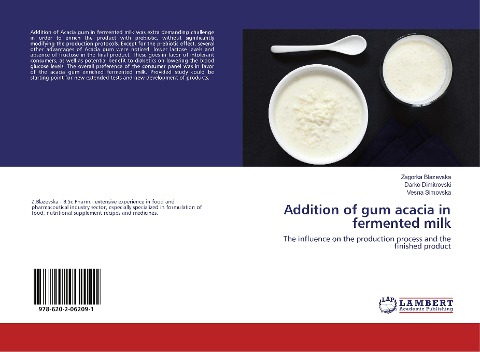 Addition of gum acacia in fermented milk: The influence on the production process and the finished product