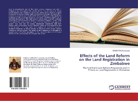 Effects of the Land Reform on the Land Registration in Zimbabwe: The Fast Frack Land Reform Programme and its Effects on Land Registration in Zimbabwe