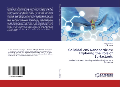 Colloidal ZnS Nanoparticles: Exploring the Role of Surfactants: Synthesis, Growth, Stability and Photoluminescence Properties