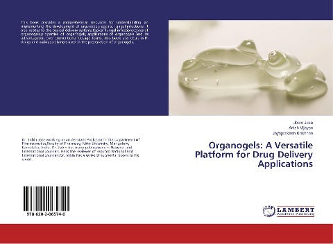 Organogels: A Versatile Platform for Drug Delivery Applications