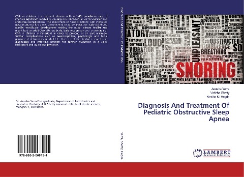 Diagnosis And Treatment Of Pediatric Obstructive Sleep Apnea
