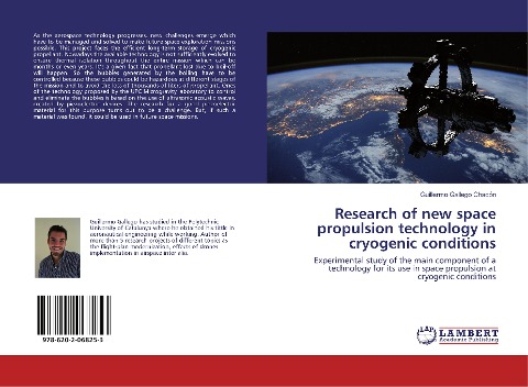 Research of new space propulsion technology in cryogenic conditions: Experimental study of the main component of a technology for its use in space propulsion at cryogenic conditions