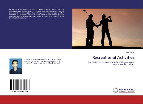 Recreational Activities: Factors affecting community participation in recreational activities