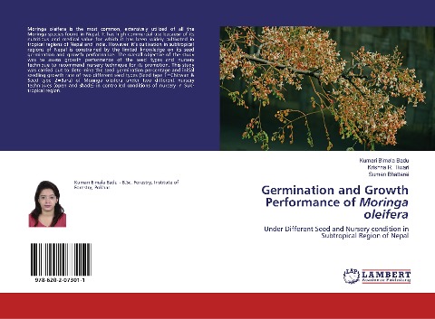 Germination and Growth Performance of Moringa oleifera: Under Different Seed and Nursery condition in Subtropical Region of Nepal