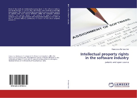 Intellectual property rights in the software industry: patents and open source