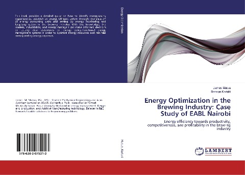 Energy Optimization in the Brewing Industry: Case Study of EABL Nairobi: Energy efficiency towards productivity, competitiveness, and profitability in the brewing industry