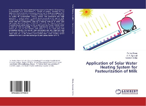 Application of Solar Water Heating System for Pasteurization of Milk