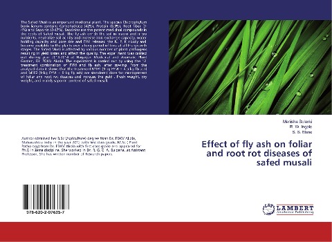 Effect of fly ash on foliar and root rot diseases of safed musali