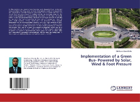 Implementation of a Green Bus- Powered by Solar, Wind & Foot Pressure