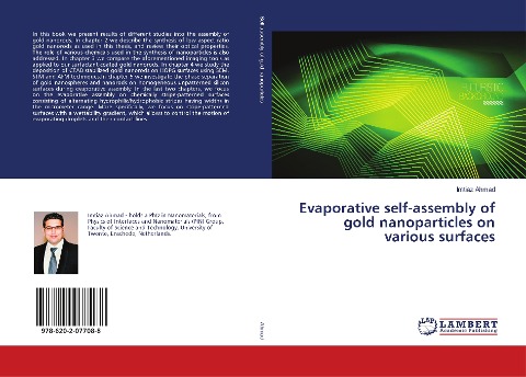 Evaporative self-assembly of gold nanoparticles on various surfaces