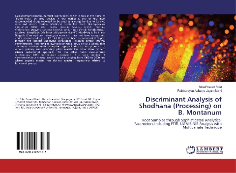 Discriminant Analysis of Shodhana (Processing) on B. Montanum: Root Samples through Sophisticated Analytical Parameters including FTIR, UV VIS-NIR Analysis with Multivariate Technique