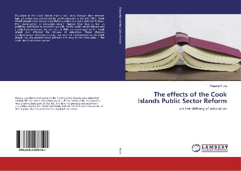 The effects of the Cook Islands Public Sector Reform: on the delivery of education