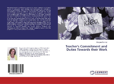 Teachers Commitment and Duties Towards their Work