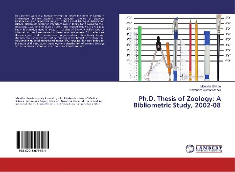 Ph.D. Thesis of Zoology: A Bibliometric Study, 2002-08