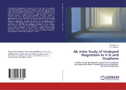 Ab initio Study of Undoped Magnetism in H-Si and Graphene: Abinitio study of magnetic properties of undoped hydrogenated silicon nanoparticles and graphene: the role of vacancies