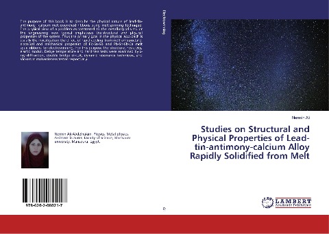 Studies on Structural and Physical Properties of Lead-tin-antimony-calcium Alloy Rapidly Solidified from Melt