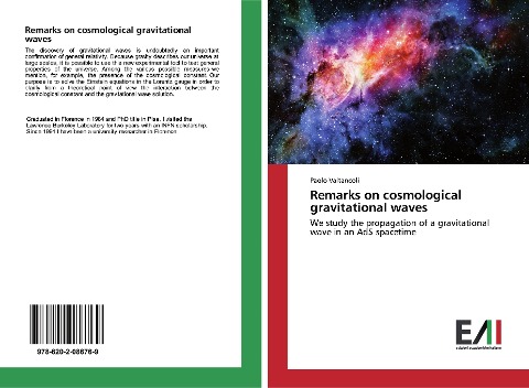 Remarks on cosmological gravitational waves: We study the propagation of a gravitational wave in an AdS spacetime