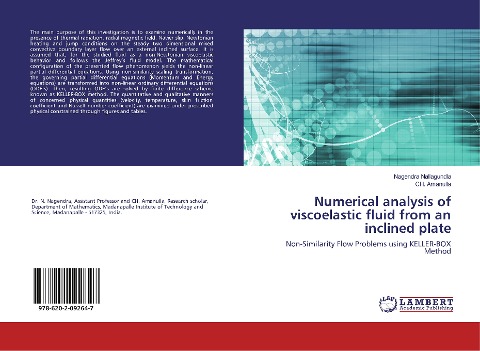 Numerical analysis of viscoelastic fluid from an inclined plate: Non-Similarity Flow Problems using KELLER-BOX Method