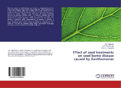 Effect of seed treatments on seed borne disease caused by Xanthomonas
